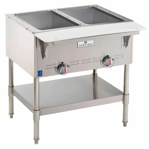 Sentinel SN-GBM-2LP 2-Well Liquid Propane Hot Food Steam Table 30-1/2"W — view 2