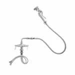 T&S B-0205-60H-VB Single Hole Deck Mount Pre-Rinse Faucet with 60" Spray Hose and Wall Hook — view 6