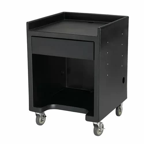 Cambro ES28110 Black Equipment Stand — main image