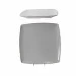 Thunder Group 24120WT Classic White 11-1/4" x 7-1/4" Rectangular Melamine Plate | Case of 12 — view 5