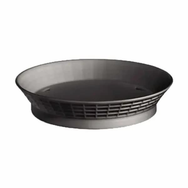 Tablecraft 15759BK Black Round Platter Basket 9" x 1-3/4" | Case of 12 — view 2