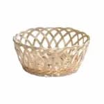Tablecraft 1116W Natural Rectangular Woven Basket 9" x 3-1/2" x 2 | Case of 12 — view 4
