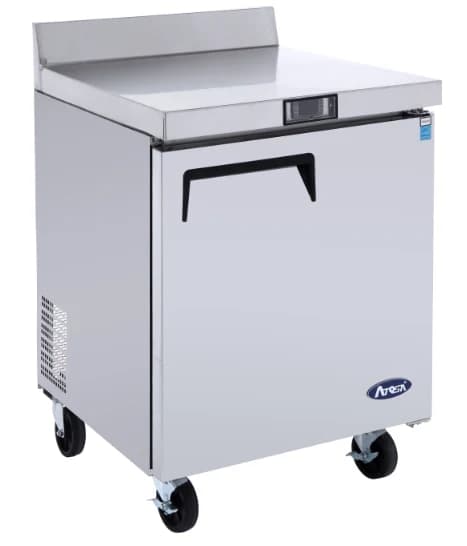 Atosa MGF8408GR 7.2 cu. ft. 1-Door Worktop Refrigerator 27-1/2"W — main image