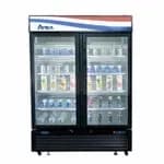 Atosa MCF8709GR 44.9 cu. ft. 2-Sliding Door Refrigerator Merchandiser 54-3/8"W — view 4