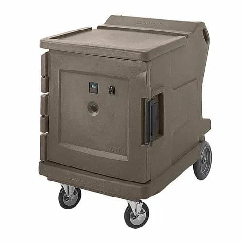 Cambro Camtherm CMBHC1826LC194 Granite Sand Hot/Cold Cart — view 2