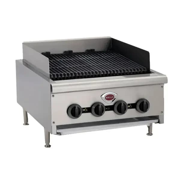 Wells HDCB-4830G Heavy Duty 160,000 BTU Radiant Gas Charbroiler 48"W — view 2