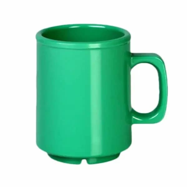Thunder Group CR9010GR Green 8 oz. Melamine Mug/Cup | Case of 12 — view 2