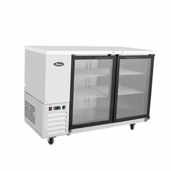Atosa MBB48GGR Stainless Steel Back Bar Cooler 48"W — main image