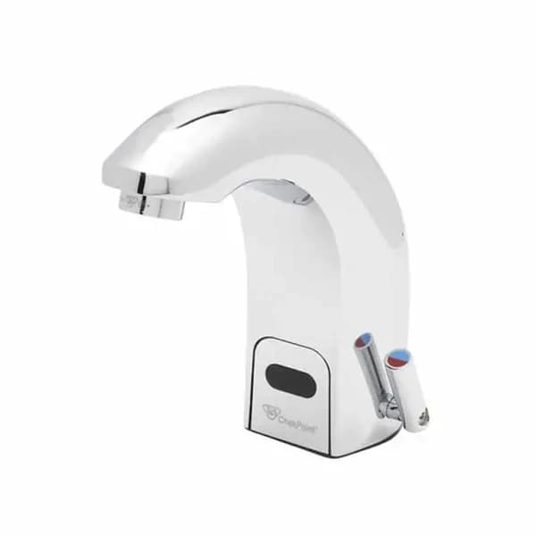 T&S EC-3142-VF05-HG Single Hole Deck Mount ChekPoint Electronic Hands Free Sensor Faucet — main image