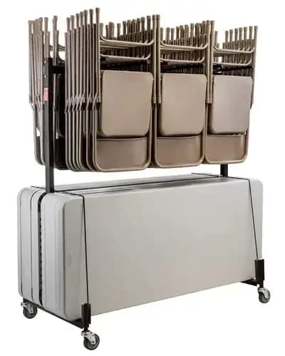 National Public Seating 42-8 Table/Chair Storage Truck — view 3
