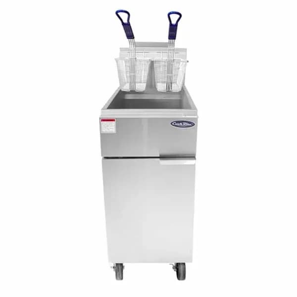 Atosa ATFS-40 Natural Gas 40 lb. Floor Fryer 102,000 BTU — main image