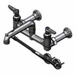 T&S B-0672-POL 8" Wall Mount Service Sink Faucet — view 3