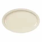 Thunder Group NS510W NuStone White 9-1/2" x 6-3/4" Oval Melamine Platter | Case of 12 — view 3