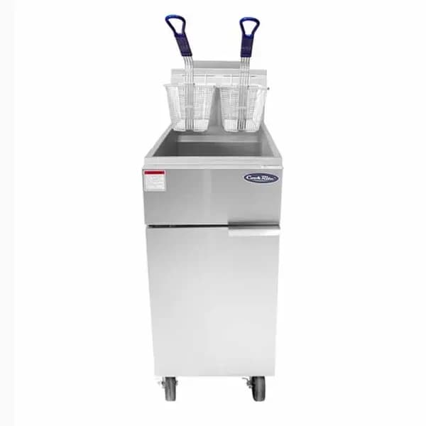 Atosa ATFS-50ES-NG Natural Gas 50 lb. Floor Fryer 88,000 BTU — main image
