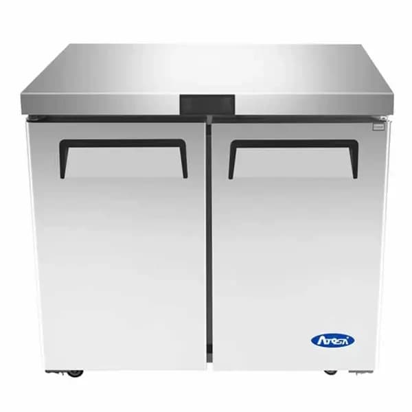 Atosa MGF36FGR 8.7 cu. ft. 2-Door Undercounter Freezer 36-1/4"W — main image