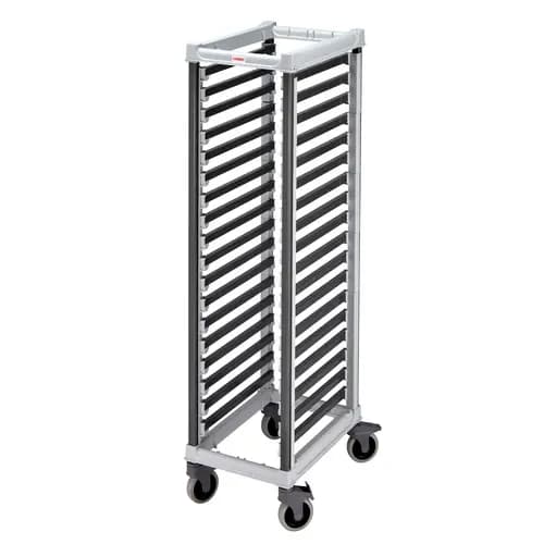 Cambro Camshelving UGNPR11F18480 18-Full Size Speckled Gray Food Pan Trolly 23-3/4"W X 17-1/4"L X 67-1/5"H — view 2