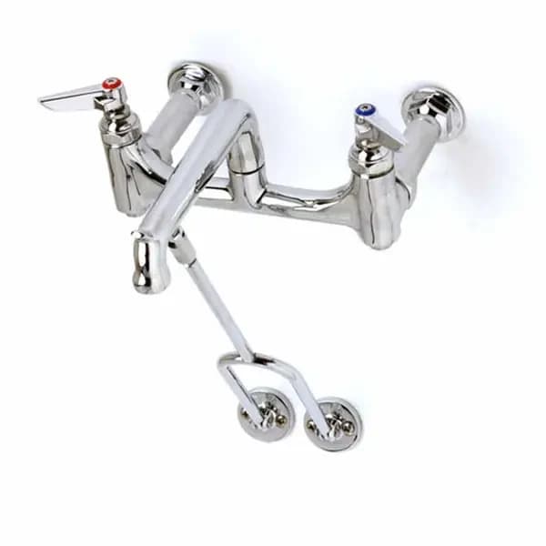 T&S B-0650-BSTP 8" Wall Mount Service Sink Faucet — main image