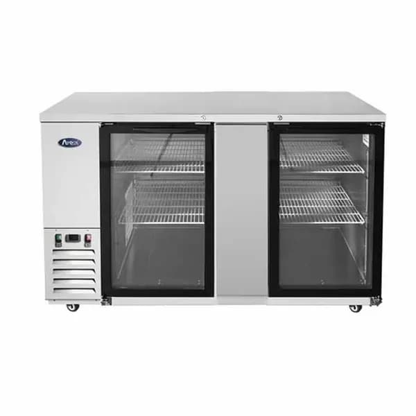Atosa MBB69GGR Stainless Steel Back Bar Cooler 68"W — main image