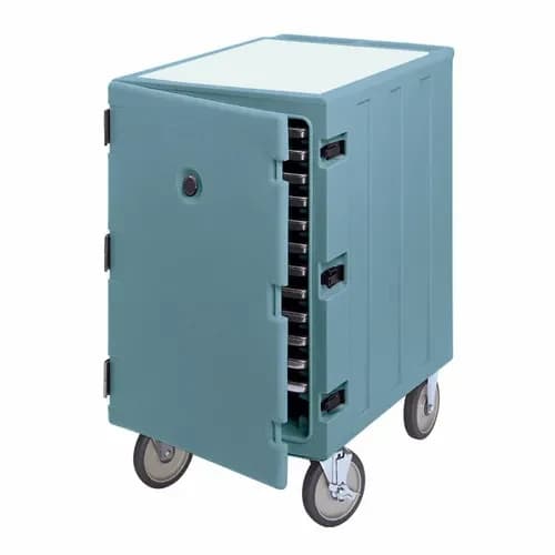 Cambro Camcart 1826LTC401 Insulated Slate Blue Front Loader Food Carrier — view 2