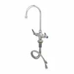 T&S B-0207-CR Single Hole Deck Mount Pantry Faucet with 6" Swing Nozzle — view 4