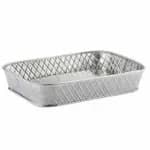 Tablecraft 10035 Lattice Stainless Steel Round Platter 10-1/2" Diameter x 1-1/2" — view 3