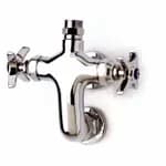 T&S B-0325-LNCC 4" Deck Mount Double Pantry Faucet Base Only — view 3