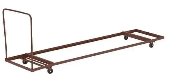National Public Seating DY-3096 Folding Table Dolly - Horizontal Storage - Max 96"L — view 4