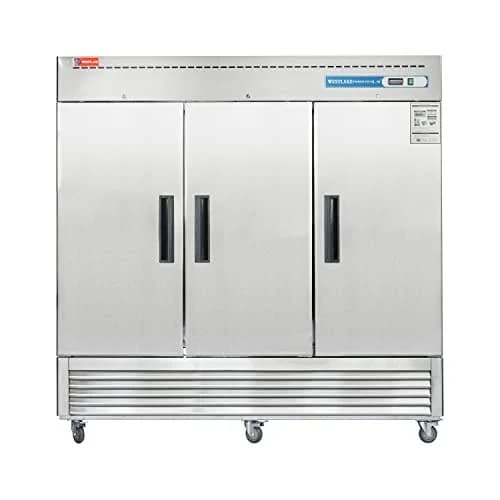 Westlake WKR-82B Reach-In Solid Door Merchandiser Refrigerator 3 Door 33-40°F — view 3