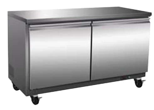 Serv-Ware UCF-60-HC-T Under-Counter Freezer 61", 15.5 cu.ft.