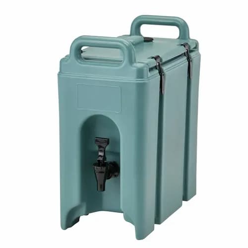 Cambro Camtainer 250LCD401 2-1/2 Gallon Insulated Slate Blue Beverage Dispenser — main image