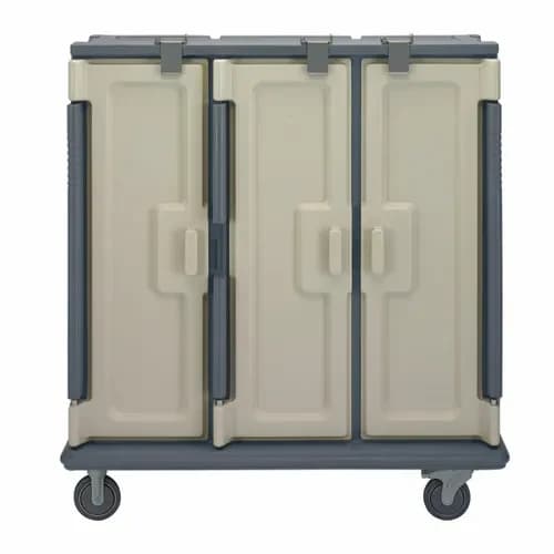 Cambro MDC1411T60191 Granite Gray Meal Delivery Cart — view 2