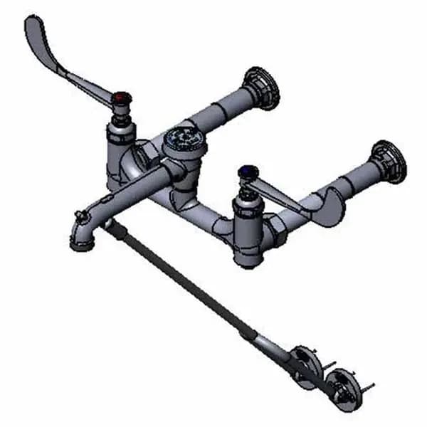 T&S B-0363 8" Wall Mount Service Sink Faucet — main image