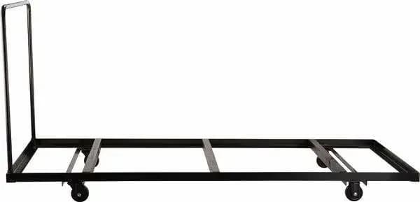 National Public Seating DY-3096 Folding Table Dolly - Horizontal Storage - Max 96"L — view 2