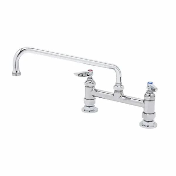 T&S B-2280-CR 8" Double Pantry Faucet — main image