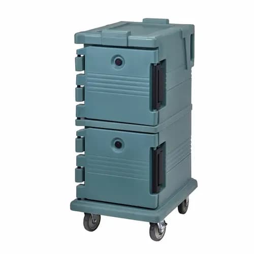 Cambro Ultra Cam Cart UPC600401 Insulated Slate Blue Front Loader Food Carrier — main image
