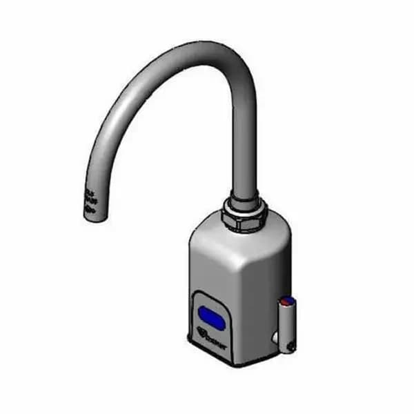 T&S EC-3130-XP-F15 Single Hole Deck Mount ChekPoint Electronic Hands Free Sensor Faucet — main image