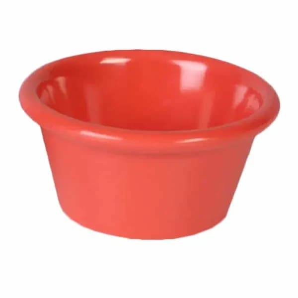 Thunder Group ML536RD1 Orange 2-1/2 oz. Melamine Ramekin | Case of 12 — view 2