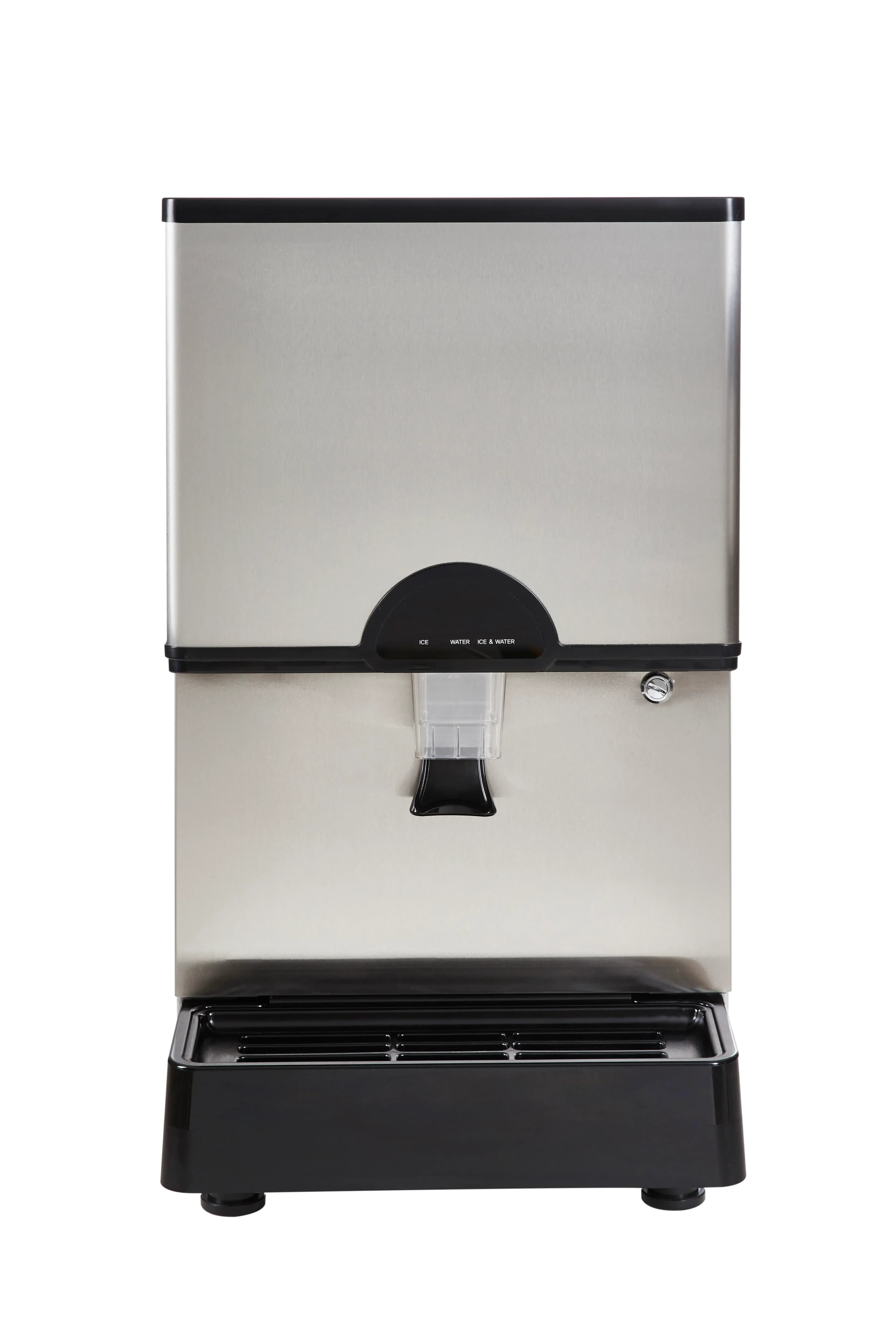Icetro ID-0300-AN Countertop Ice and Water Dispenser 282 Pound Daily Production 11 Pound Storage Lever Dispense Nugget Style Ice — 115V, 1PH — view 3