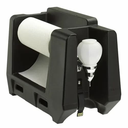 Cambro HWAPR110 Black Handwashing Sation — view 2