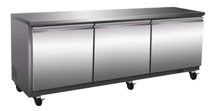 Serv-Ware UCF-72-HC-T Under-Counter Freezer 71.5", 18 cu.ft.