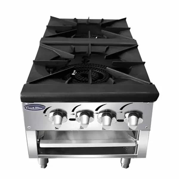 Atosa ATSP-18-2L 160,000 BTU 2-Burner Low Profile Stock Pot Range 18"W — view 2