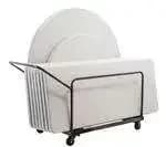 National Public Seating DYMU Folding Table Dolly - Vertical Storage - Round & Rectangular Tables — view 7
