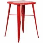 Flash Furniture CH-31330-GN-GG Square Bar Height Galvanized Steel Green Table — view 6