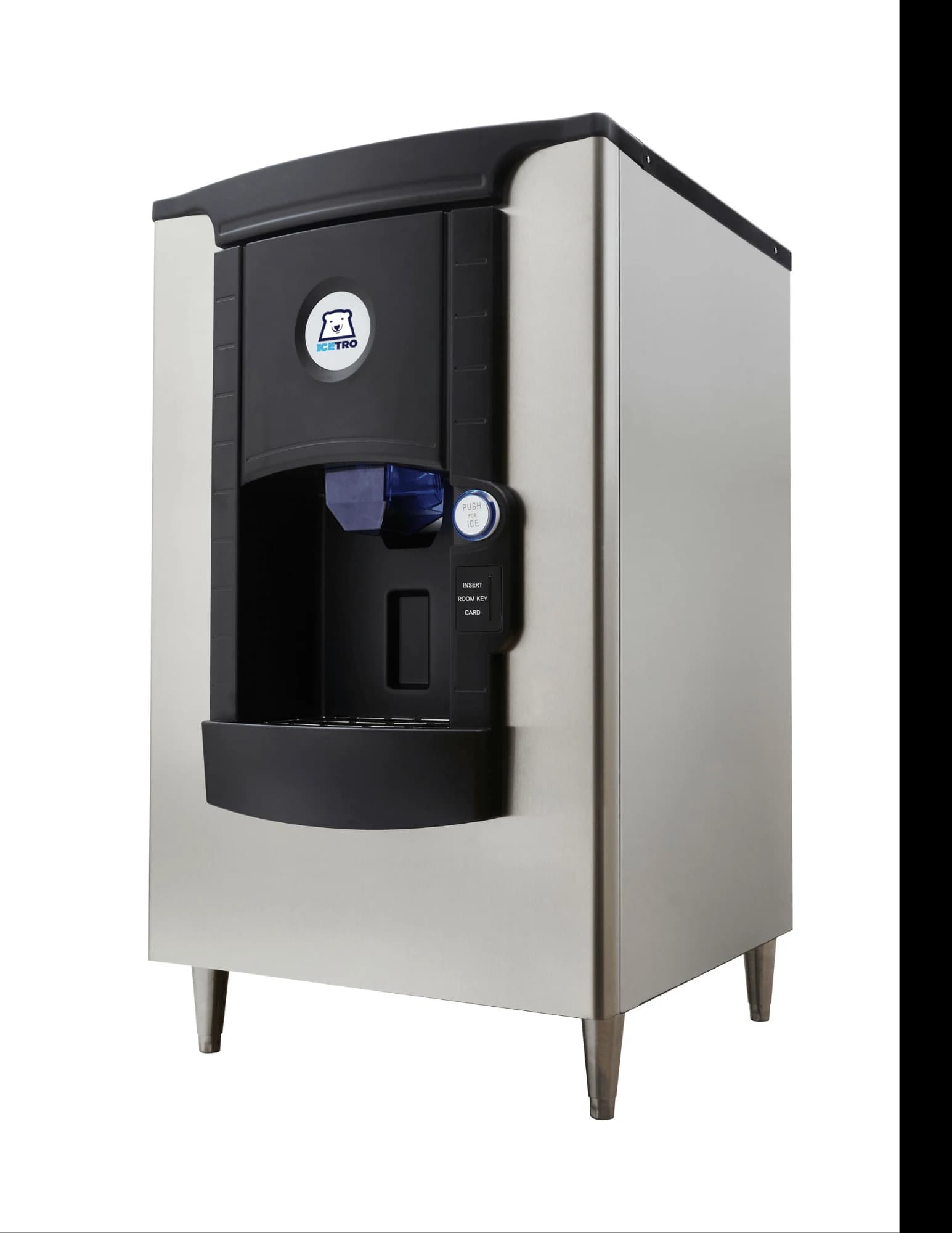 Icetro ID-H250-30 Freestanding Ice-Only Dispenser 247 Pound Storage Push-Button Dispense Cube, Full Cube, Half Cube Style Ice — 115V, 1PH — main image