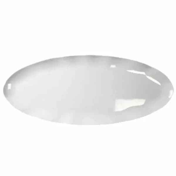 Thunder Group RF2030W White 30" x 12" Oval Melamine Platter | Case of 2 — view 2