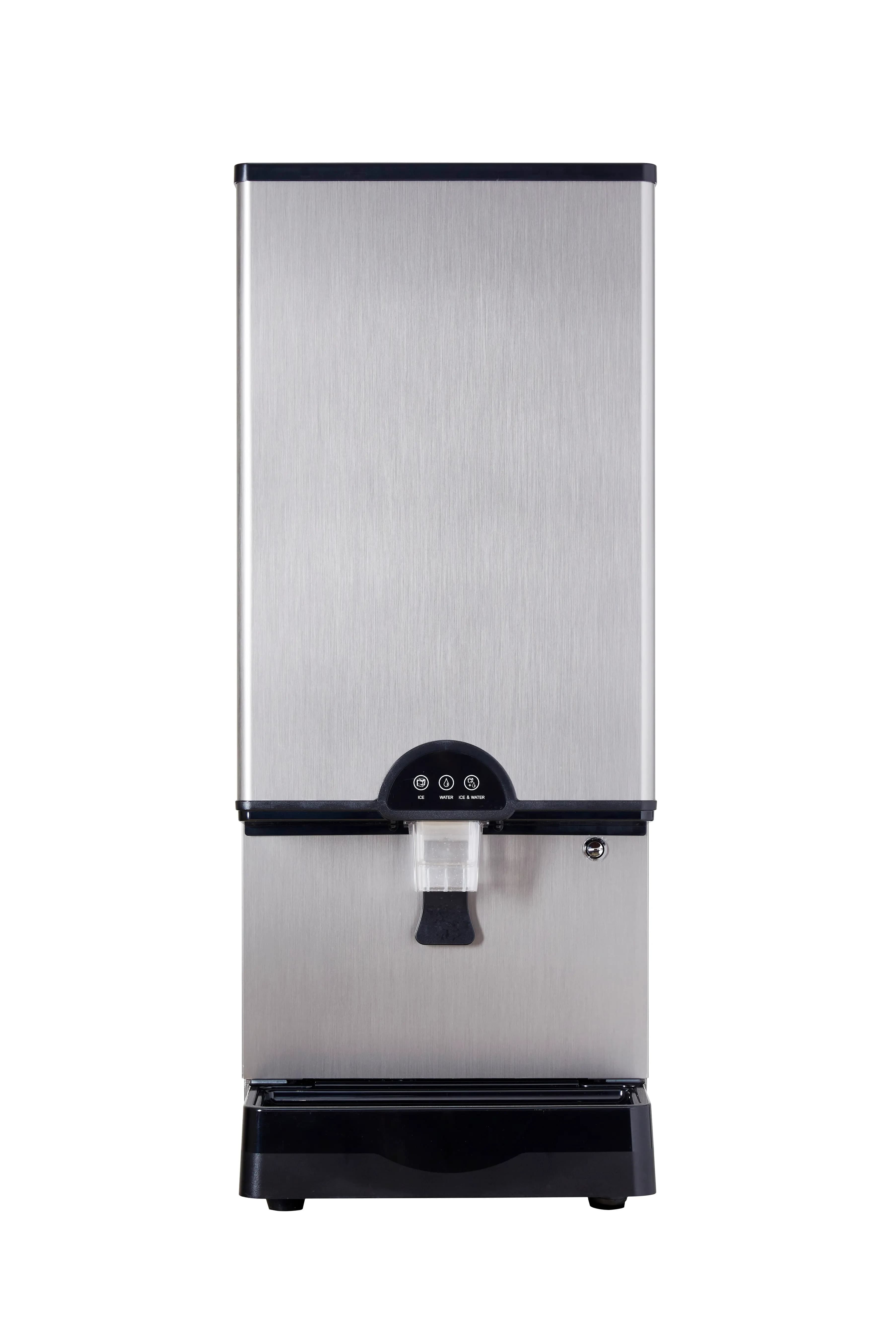 Icetro ID-0450-AN Countertop Ice and Water Dispenser 378 Pound Daily Production 30 Pound Storage Lever Dispense Nugget Style Ice — 115V, 1PH — view 2