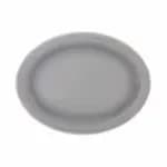 Thunder Group RF1112B Black Pearl 12" Round Melamine Platter | Case of 6 — view 6