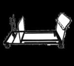 Maywood Furniture MPEDTRKLG Pedestal Storage Table Truck — view 2