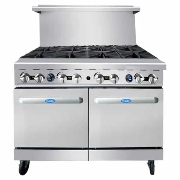 Atosa AGR-8B-NG Natural Gas 8-Burner Range-Space Saver Ovens 48"W — view 2