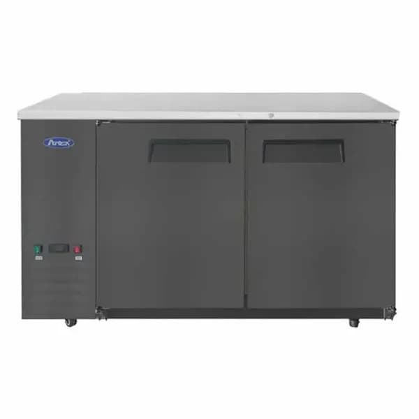 Atosa SBB59GRAUS2 Shallow Depth Stainless Steel Top Back Bar Cooler 57-3/4"W — view 2